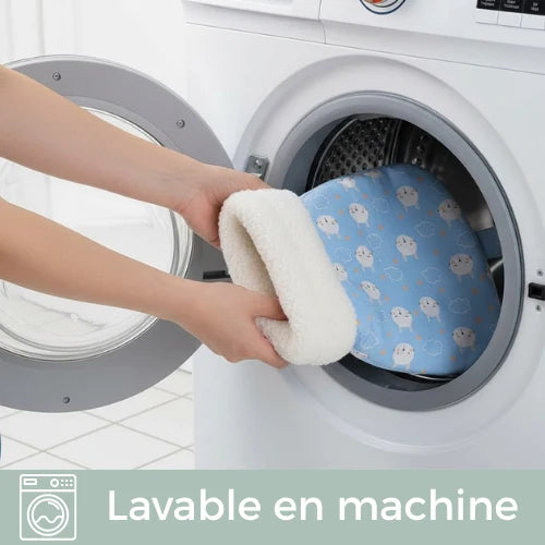Panier cocooning anti-stress Cocon Zen Patounes pour chat et petit chien