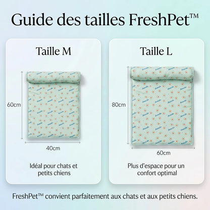FreshPet™ : Le Tapis Rafraîchissant Anti-Chaleur Préféré des Chats et Chiens